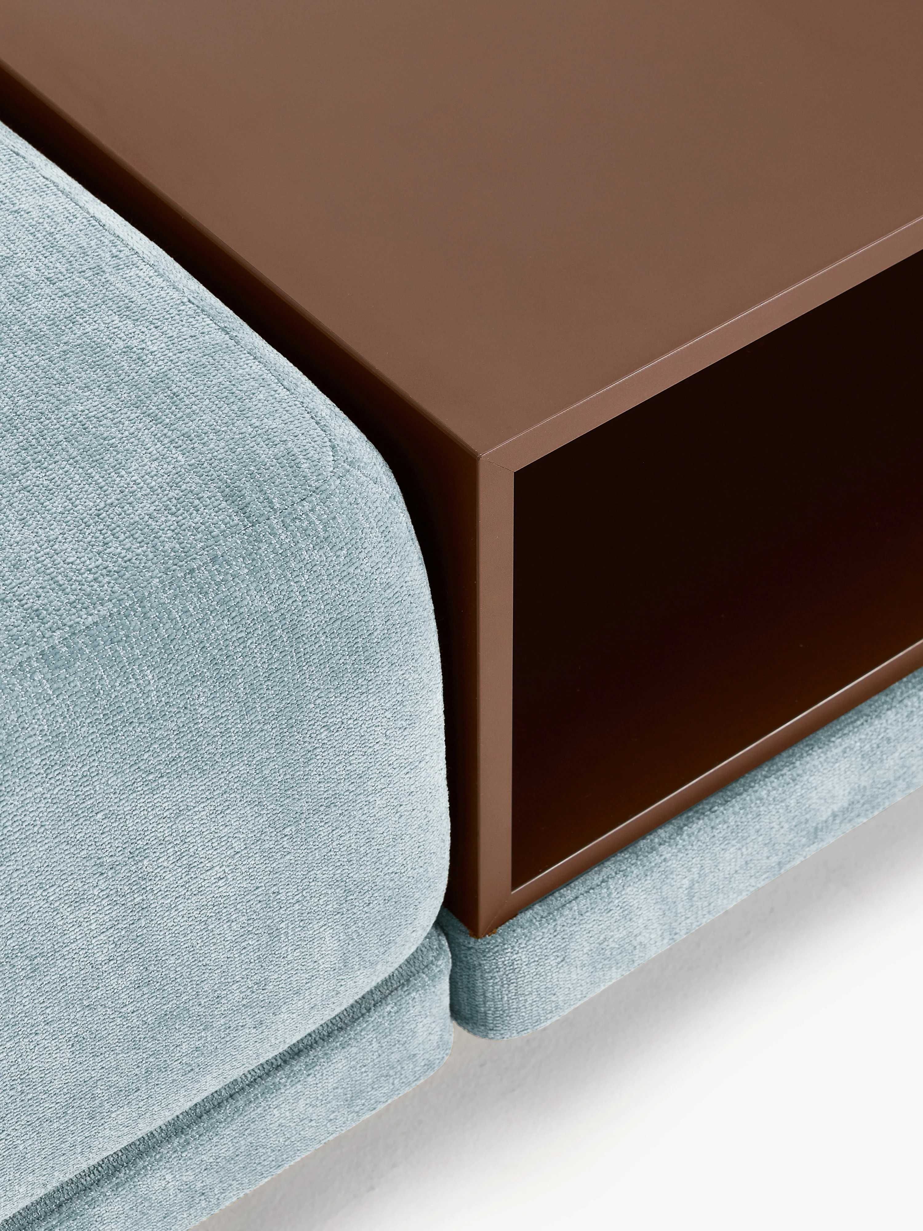 Modulaire hoekbank Colin (4-zits) met salontafel