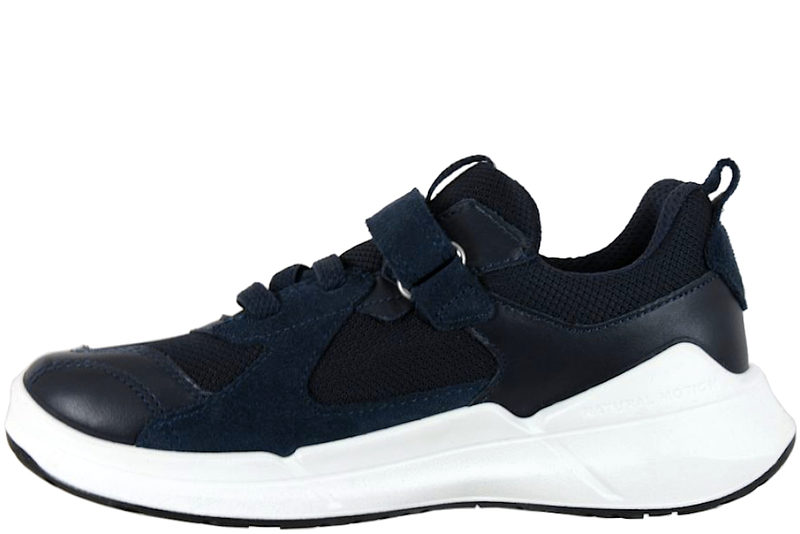 ECCO BIOM 2.2 K LEA/TEX E SNEAKERS I MØRKEBLÅ SKIND
