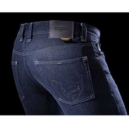 Jean Furygan KALVIN X KEVLAR® - Slim - Bleu / Blanc
