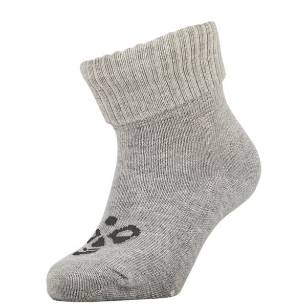 Wool Sora Socks Grey Melange - Hummel → Luksusbaby.dk