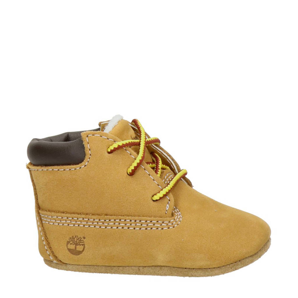 Timberland nubuck babyschoenen camel