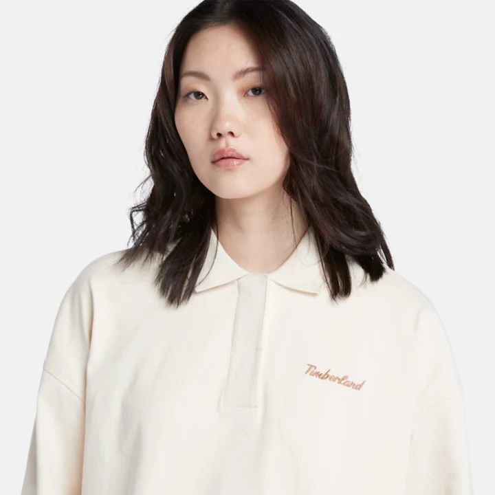 Moletom Polo Feminino Branco