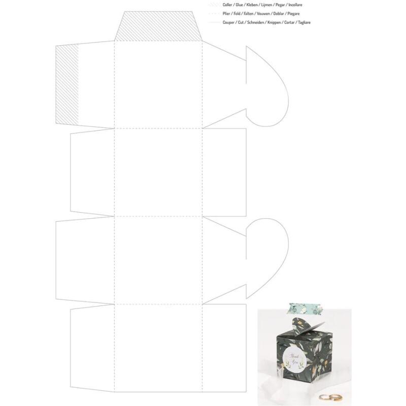 PAPIERS IMPRIMÉS, Bloc de 20 feuilles à motifs 160g/m2 au format A4 (21x29,7cm) + 1 idée créative - Romantique - Multicolore