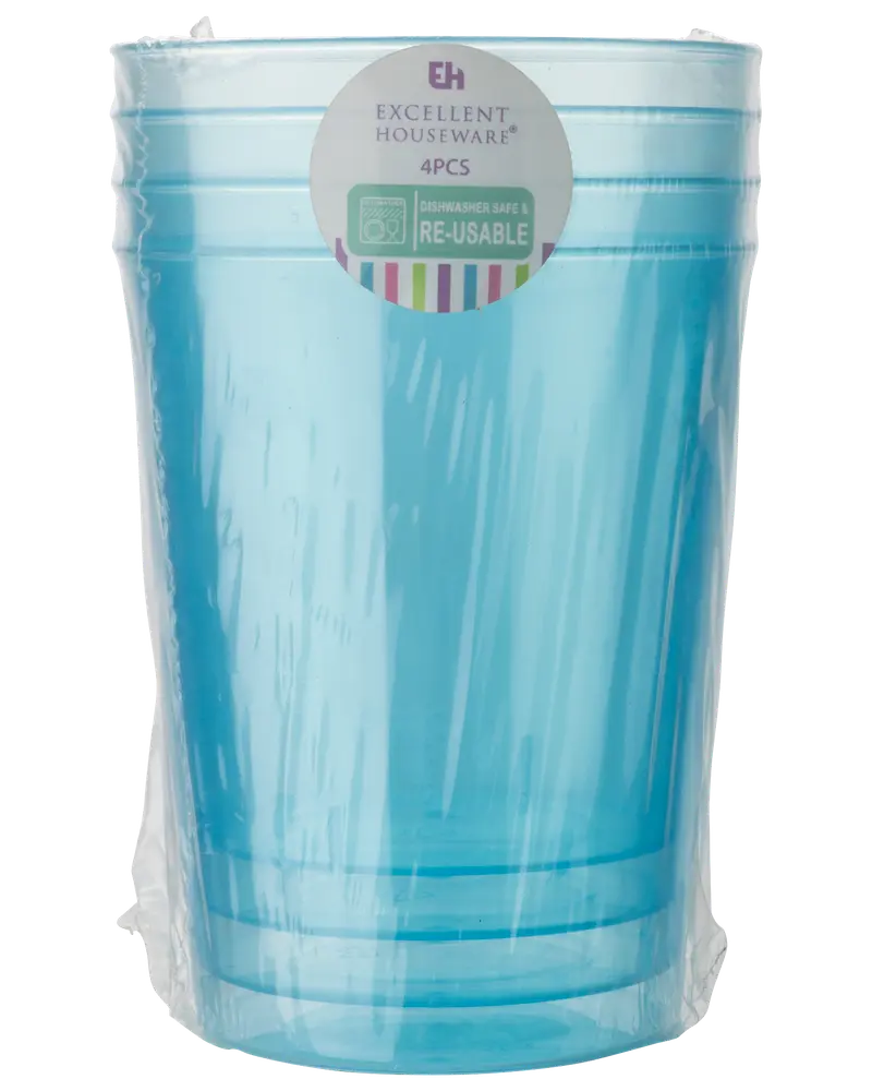 Ølglas 50 cl genanvendelig 4-pak