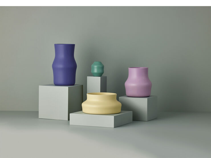 Gense Vase Dorotea 25 x 12 cm Mellow Yellow Keramik Mellow yellow