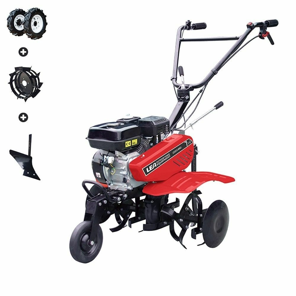Motobineuse thermique 212cc accessoires 2 av 1 ar travail 88cm lea le4221280w21