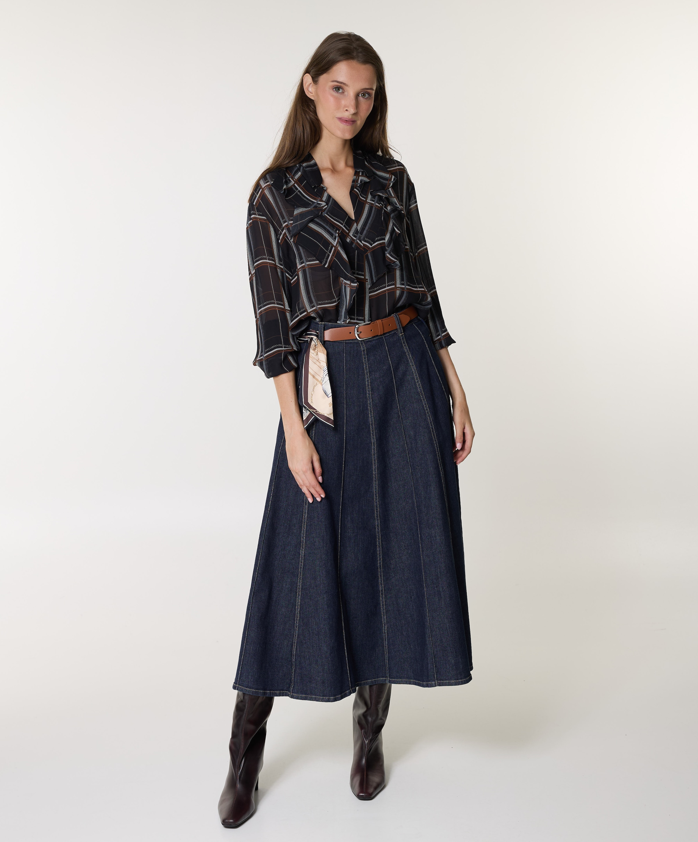 Caroline Biss Dames rok blauw