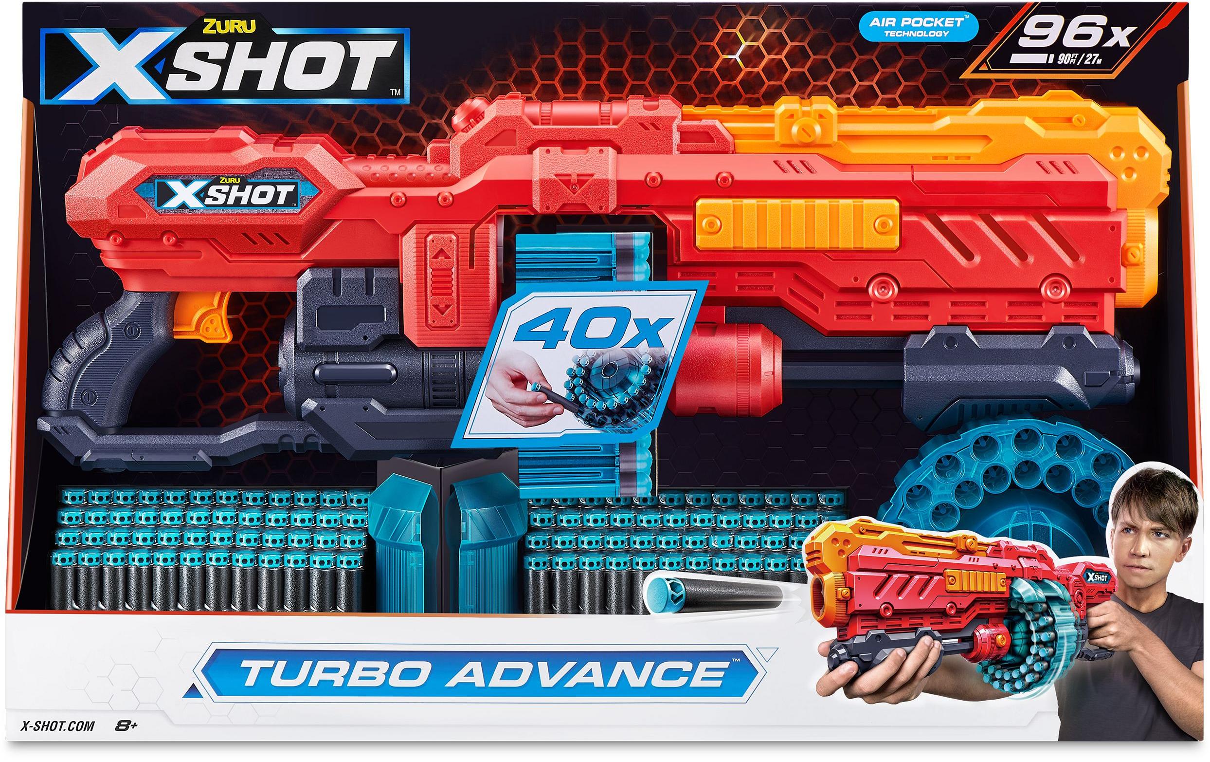 X-Shot Turbo Advance mit 96 DartsDart-Blaster