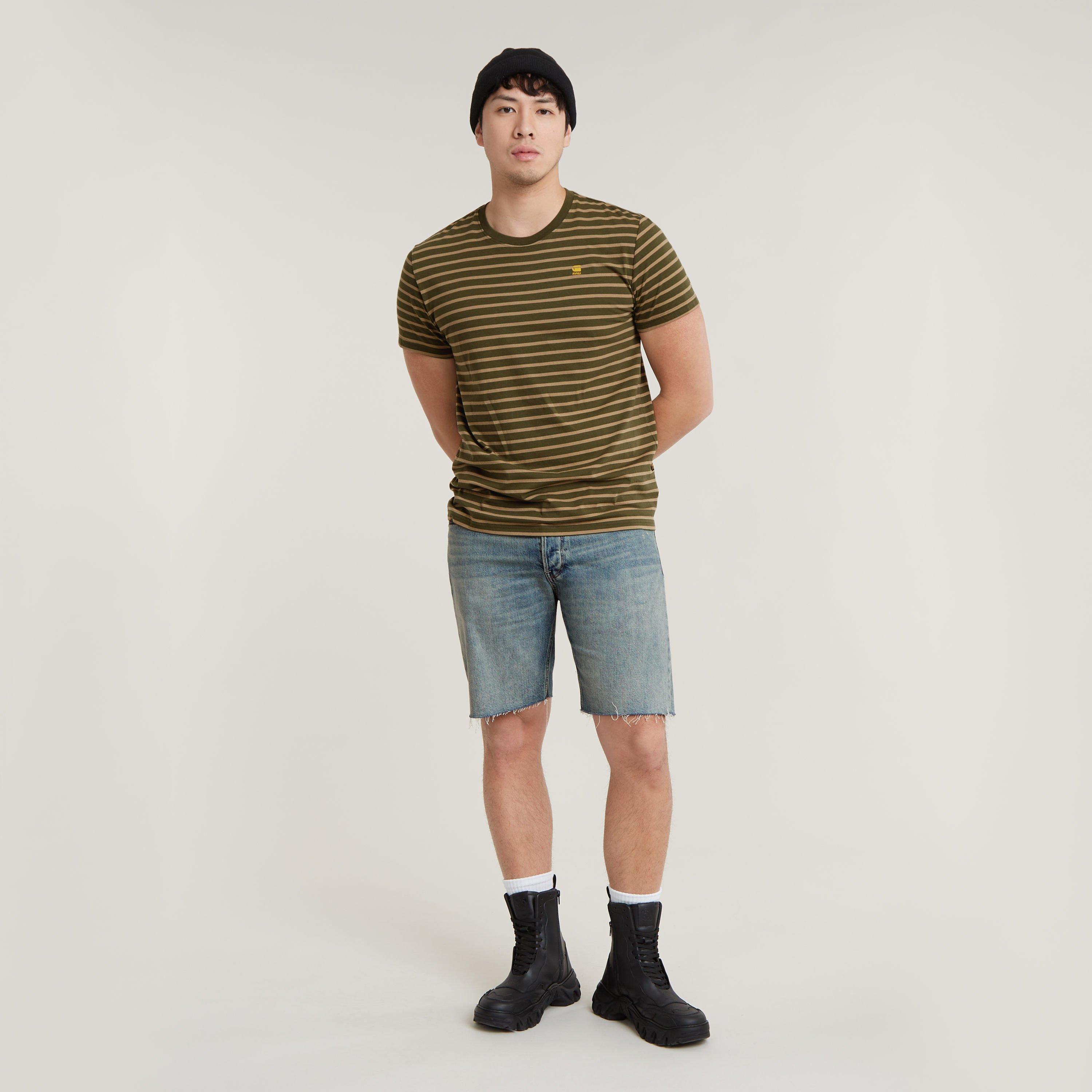 G Star Striped Short Sleeve T Shirt