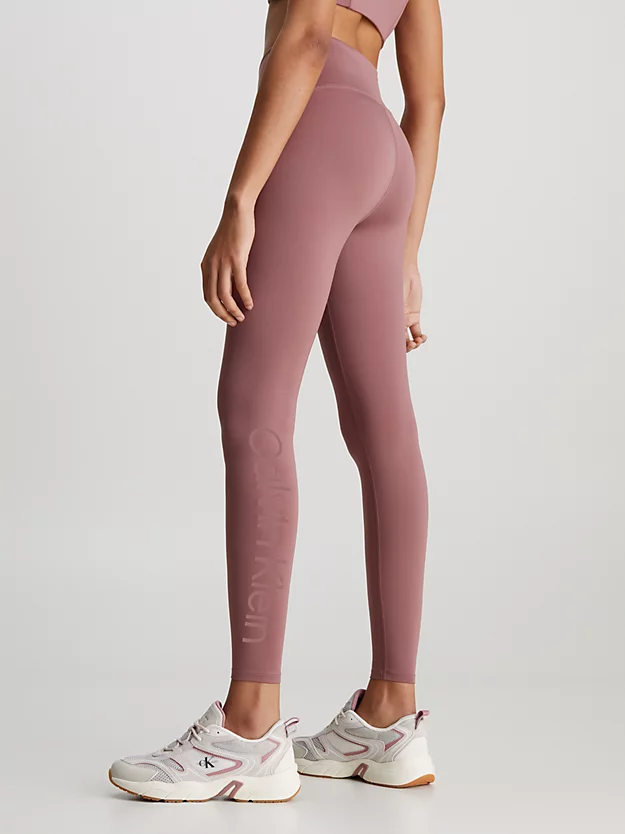 Leggings de ginástica com logotipo