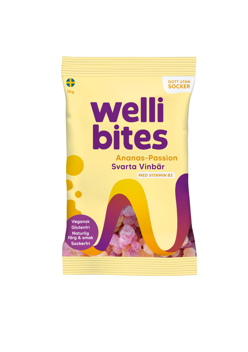 Wellibites ananas&pasjon&solbæ
