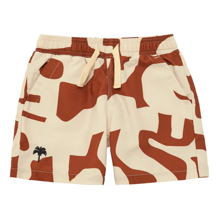OAS Short de Bain Russet Puzzlotec | Terracotta