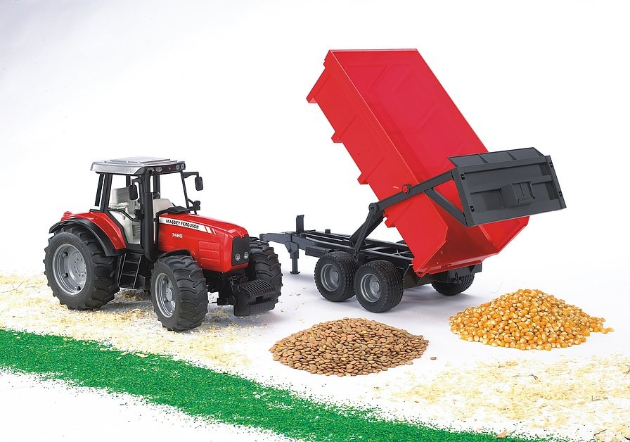 Bruder - Massey Ferguson 7480 med tipvogn (02045)