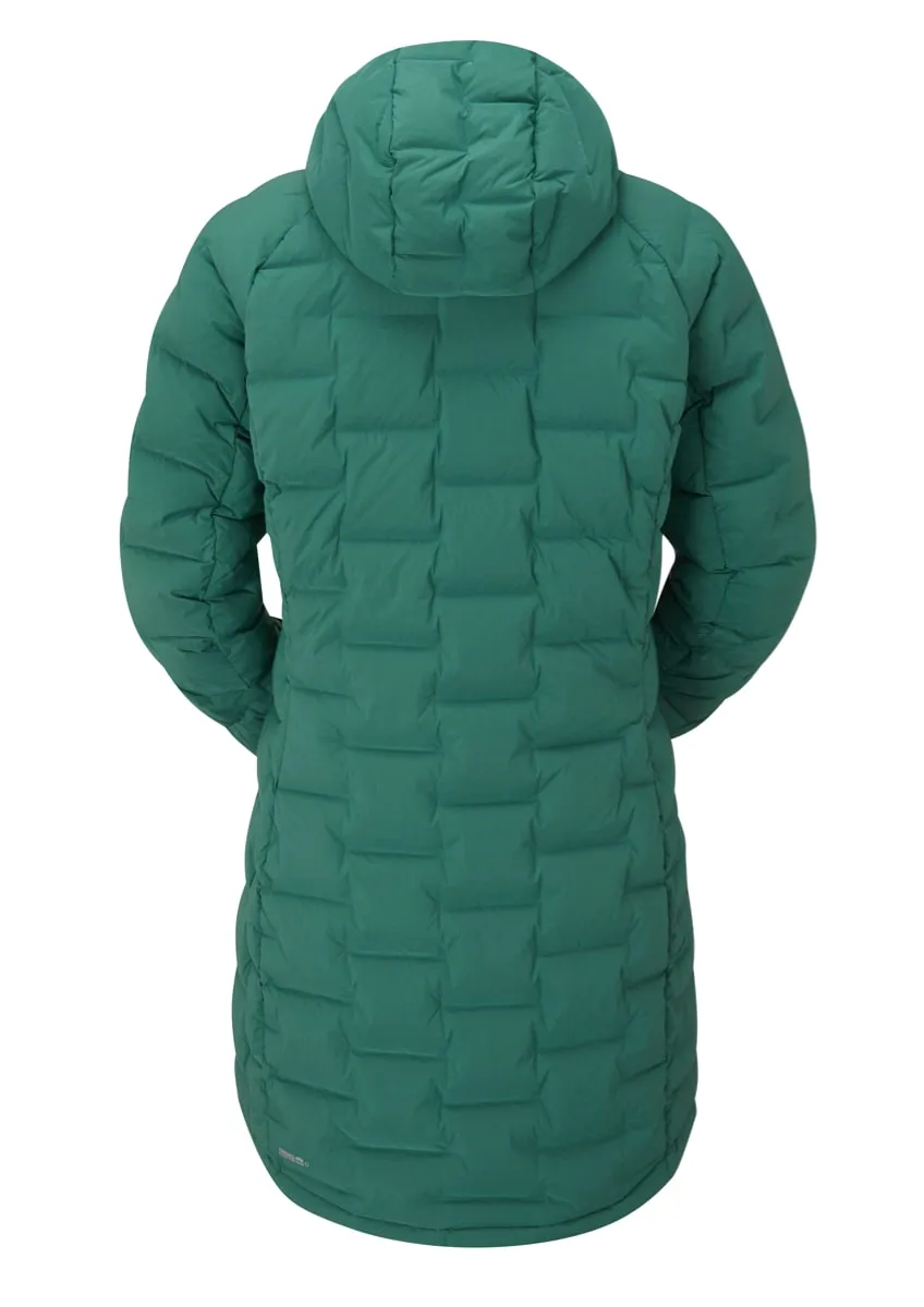 Rab Cubit Stretch Down Parka Wmns Green Slate