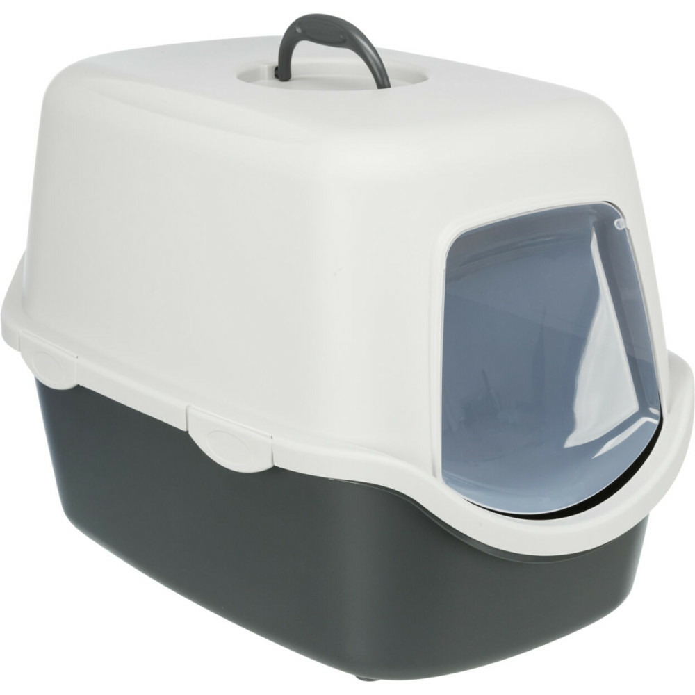 Maison de toilette vico 40 x 56 cm x h40 grise pour chat