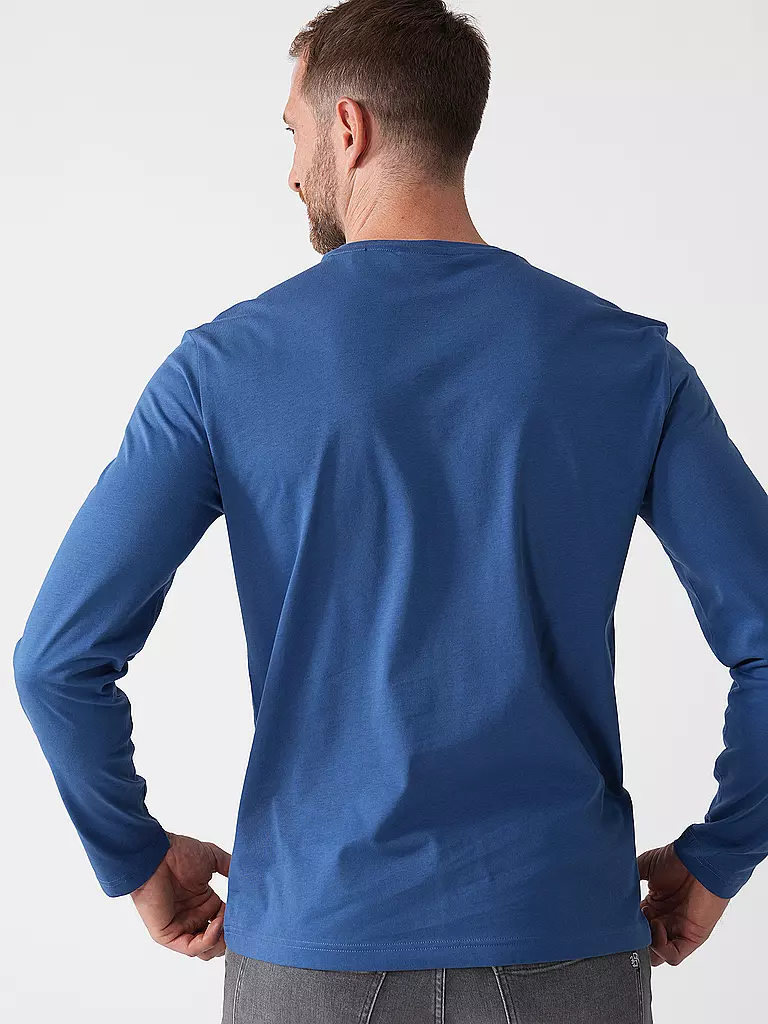GANT Langarmshirt blau