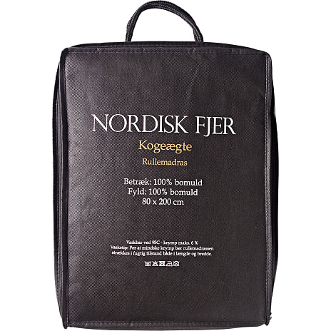 Nordisk Fjer kogeægte rullemadras