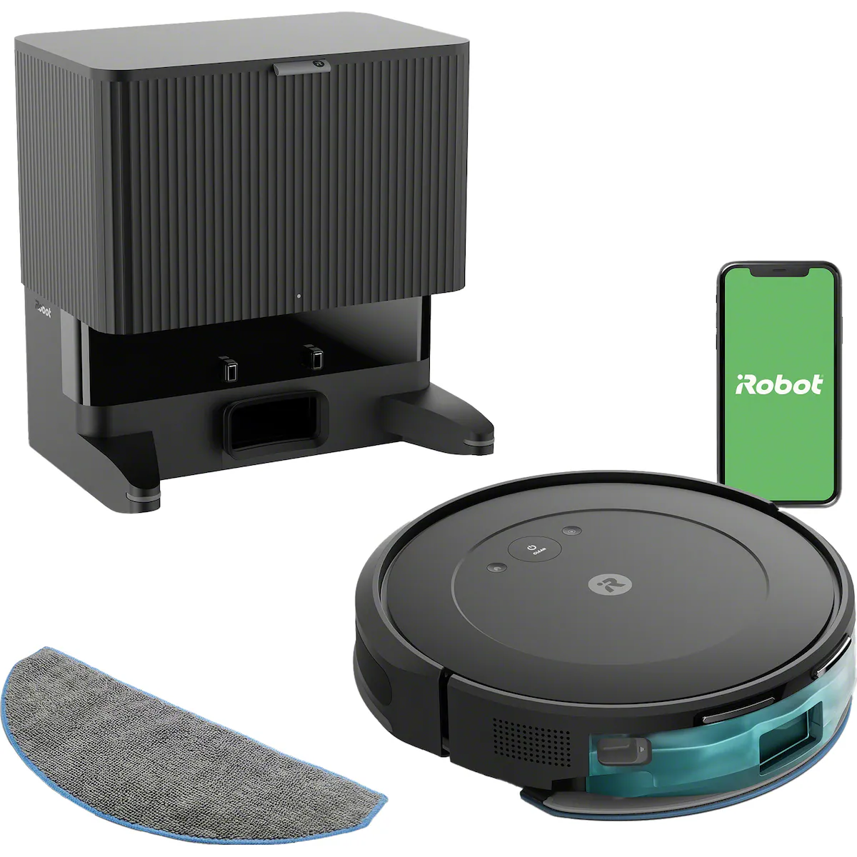iRobot Roomba Combo Essential 2 rengjøringsrobot Y051040 (sort)