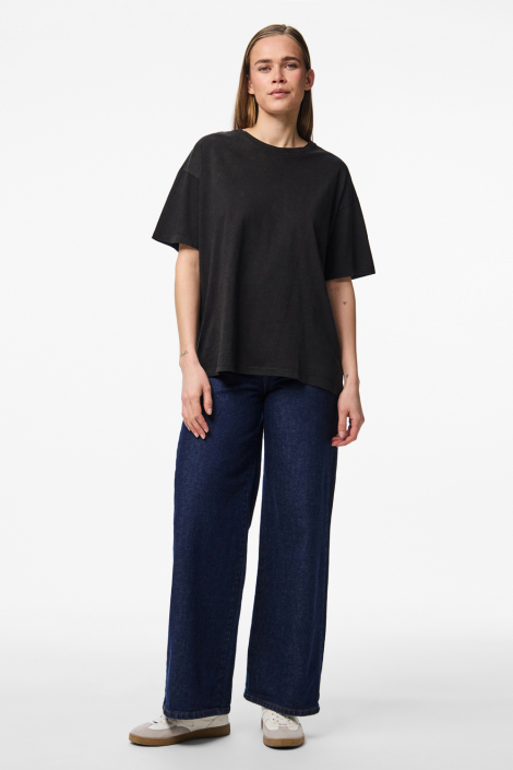 Pieces zwarte dames t-shirt