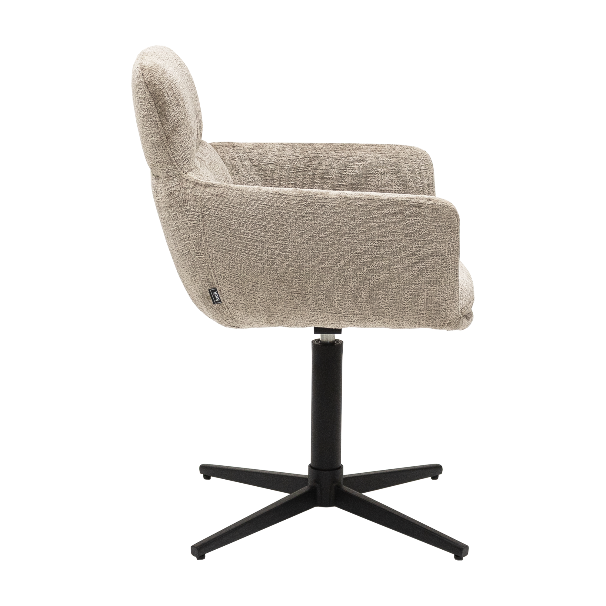 Kick draaistoel Noud - beige