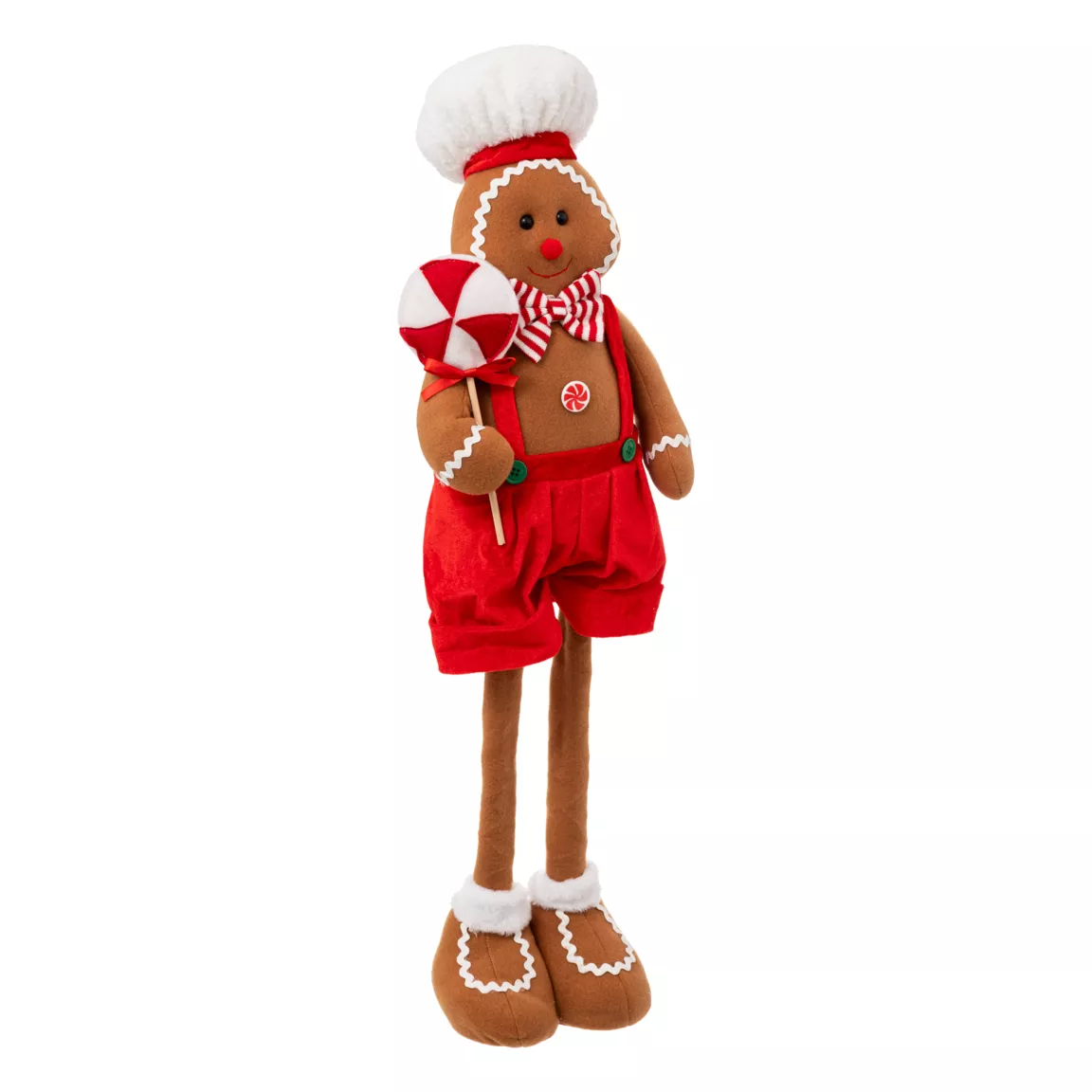 Bonhomme pain d'épices (H85 cm) Marcel et jambes téléscopiques