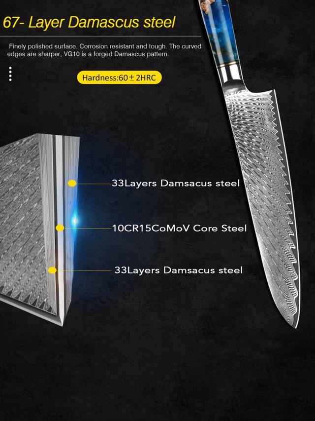 Damast Brotmesser 