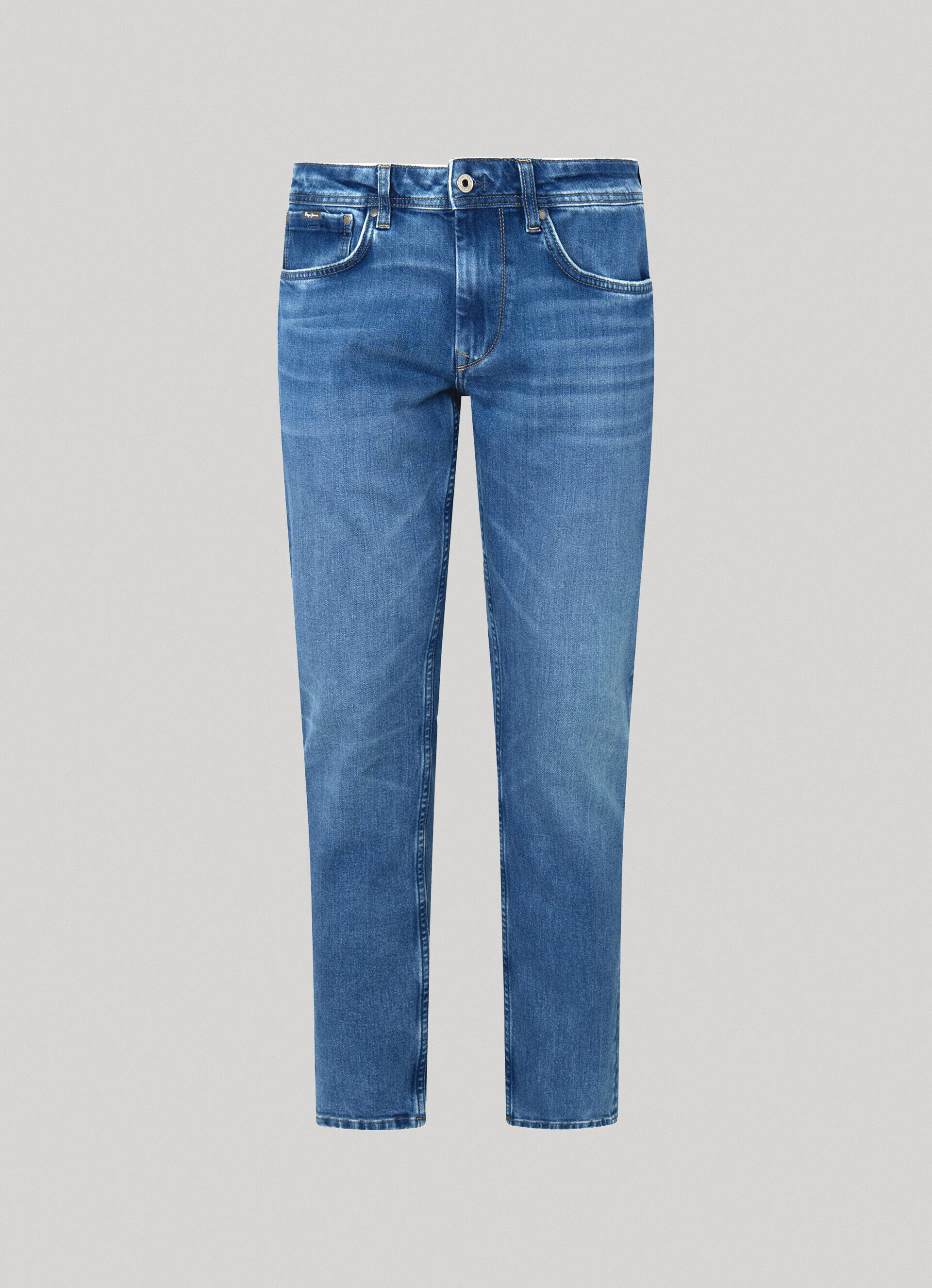 Calça jeans CASH FIT com cintura regular - jeans