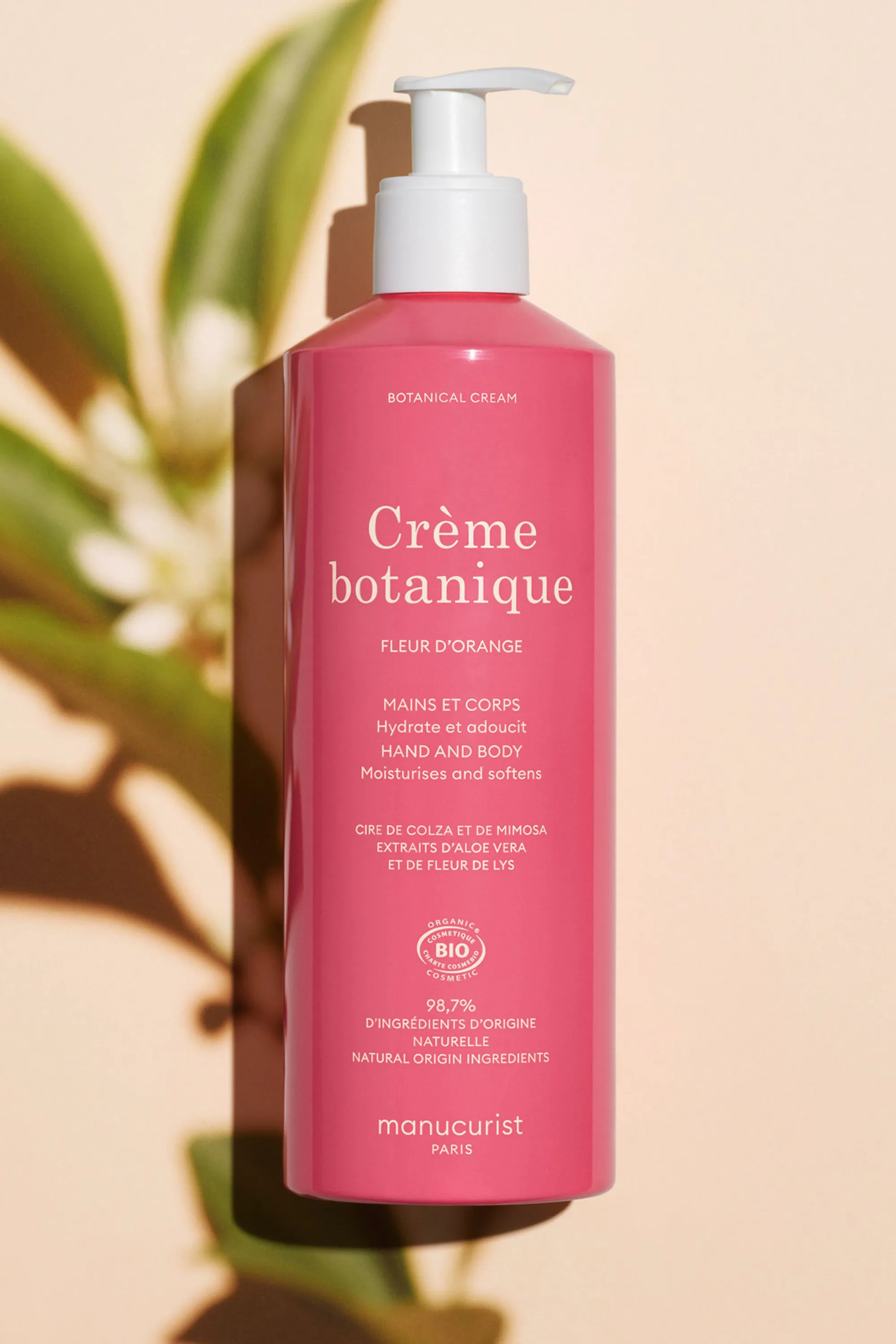 Manucurist Crème hydratante corps et mains Fleur d’orange-500 ml