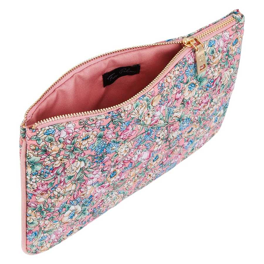Fan Palm Rosie Flower Clutch