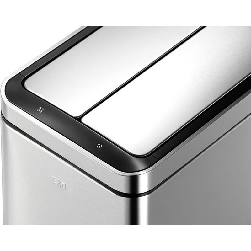 Poubelle à capteur tri sélectif Deluxe Phantom 2 x 20 L