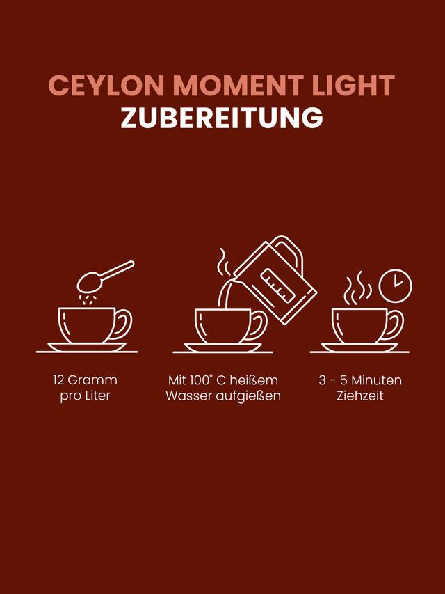 Schwarzer Tee Ceylon entkoffeiniert, lose, 3er-Set