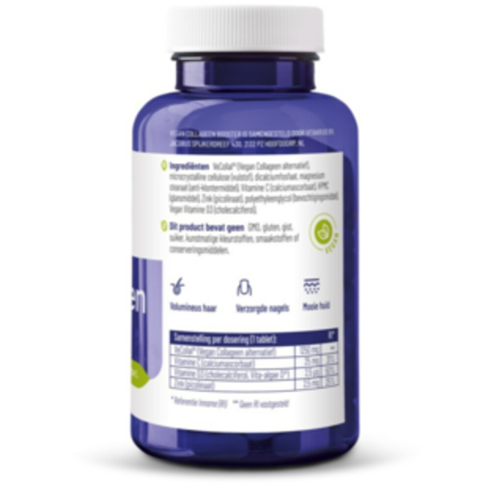 2x Vitakruid Collageen Booster Vegan90 tabletten