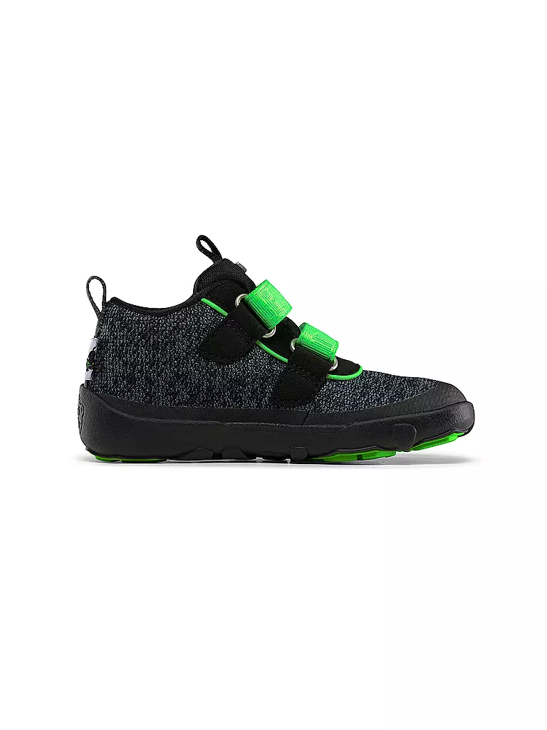 AFFENZAHN Kinder Barfußschuhe - Übergangsschuhe KNIT HAPPY Panther schwarz