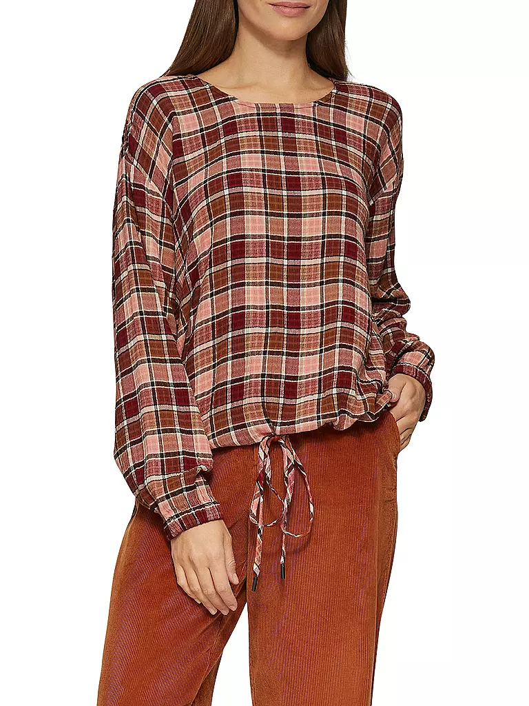 S.OLIVER Blusenshirt  rot