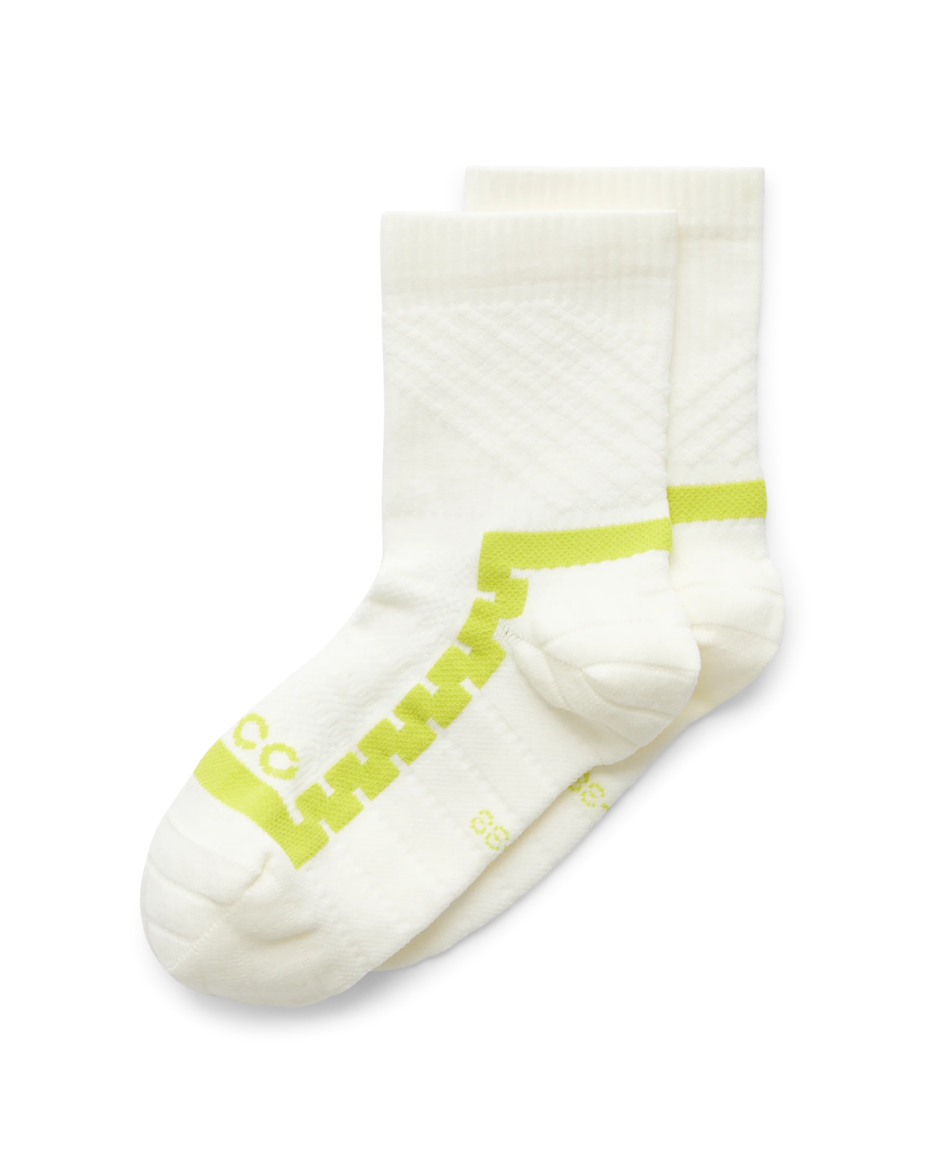 ECCO Tech Walking Mid-Cut Unisex Funktionssocken Weiß