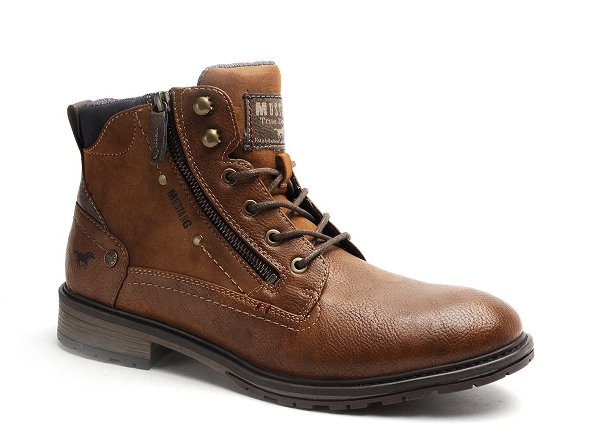 Mustang boots bottine homme 4140506 marron