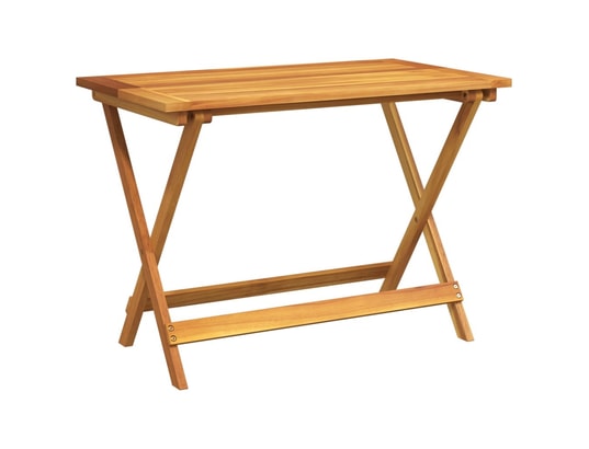 VIDAXL - Table pliante Table pliable de jardin 90x52,5x65 cm bois d'acacia solide
