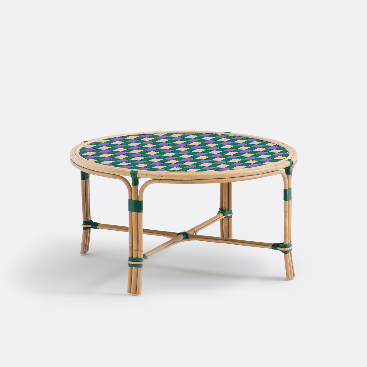 LA REDOUTE INTERIEURS<br>Mesa de centro Bianca em rattan e resina tecida