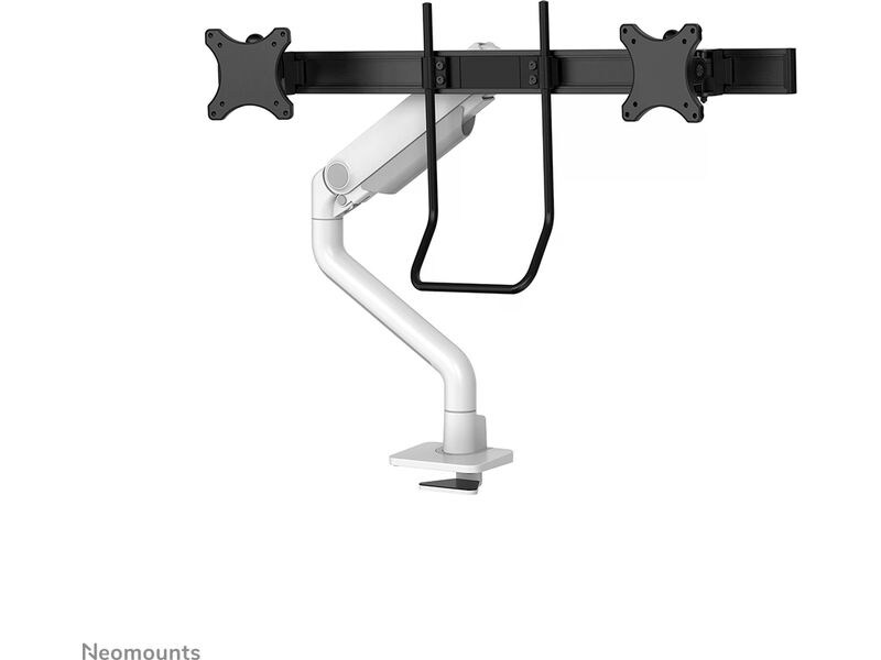 NEOMOUNTS Tischständer DS75S-950 WH2 bis 16 kg – Weiss Voll bewegliche Tischhalterung für 17-27