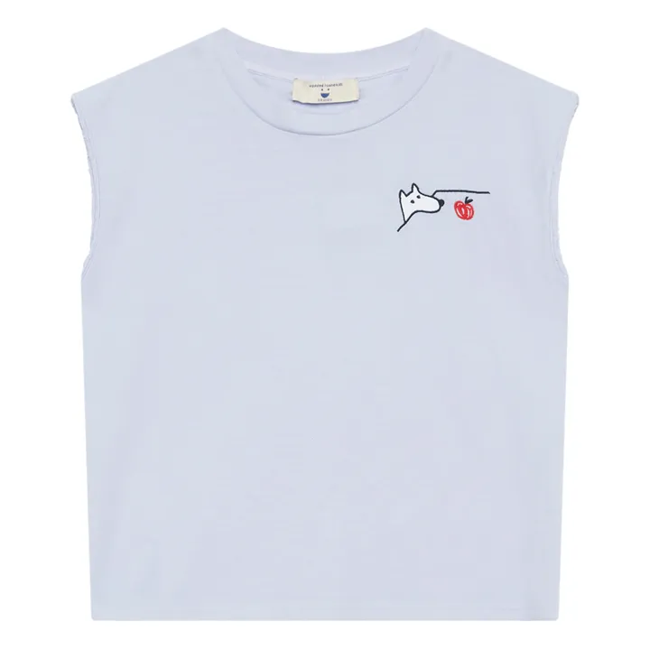 Weekend House T-Shirt Sans Manches Things I Like Coton Bio | Lilas
