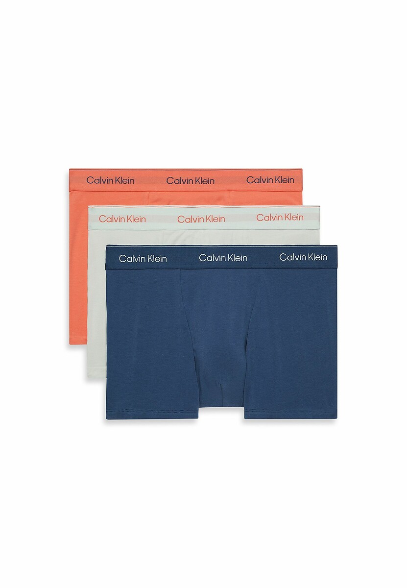 CALVIN KLEIN CUIDADOS ÍNTIMOS<br>Conjunto de 3 cuecas boxer de algodão elástico