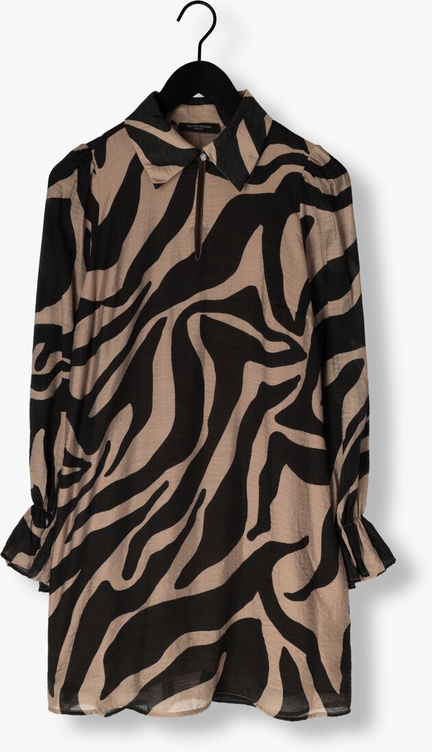 zwarte bruuns bazaar midi jurk bbarmada dress