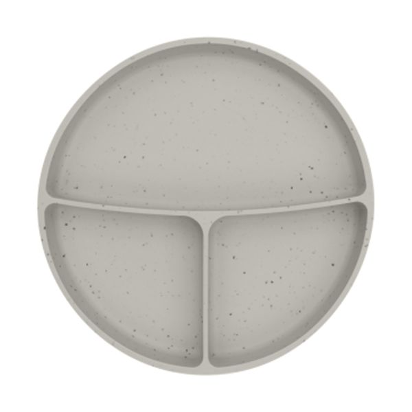 Kikkaboo Bord Met Vakken - Platina Siliconen