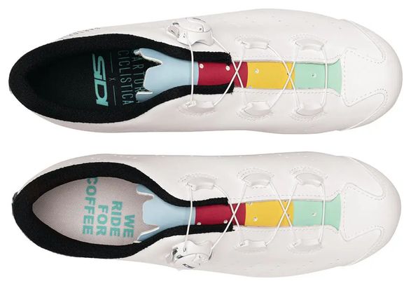Chaussures de Route Sidi Laghee Sprint Blanc Unisexe