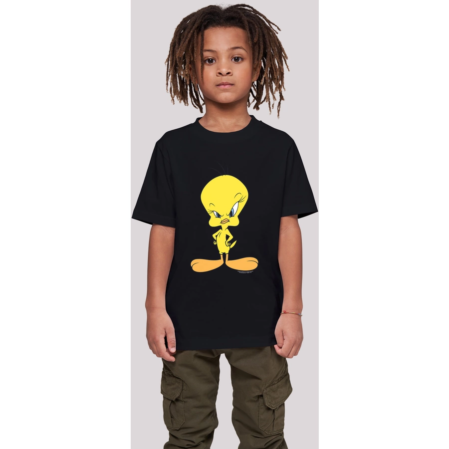 F4NT4STIC T-Shirt Looney Tunes Angry Tweety schwarz