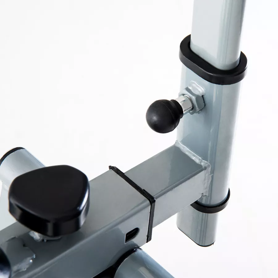 HOMCOM Crosstrainer mit LCD-Display grau