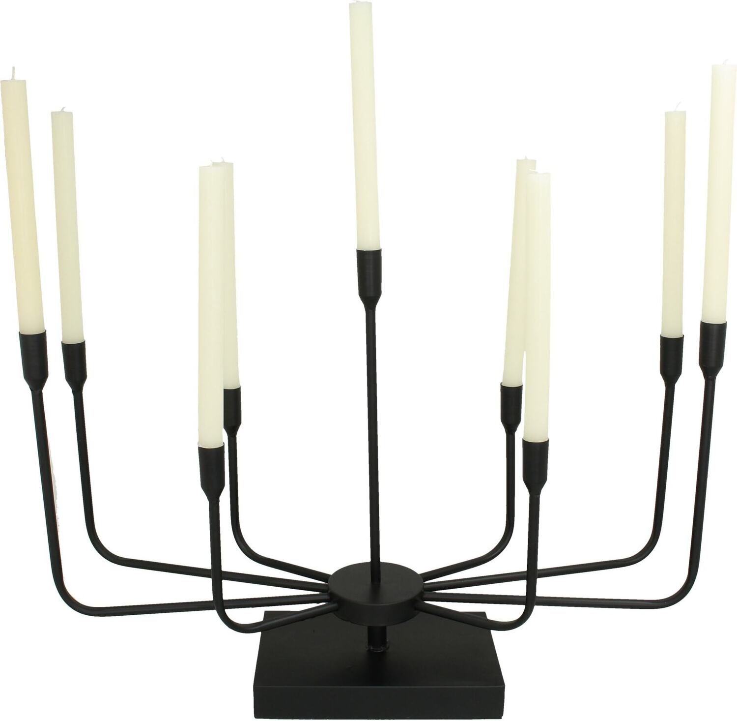 HD Collection kandelaar zwart 65 x 22 x 46,5 cm