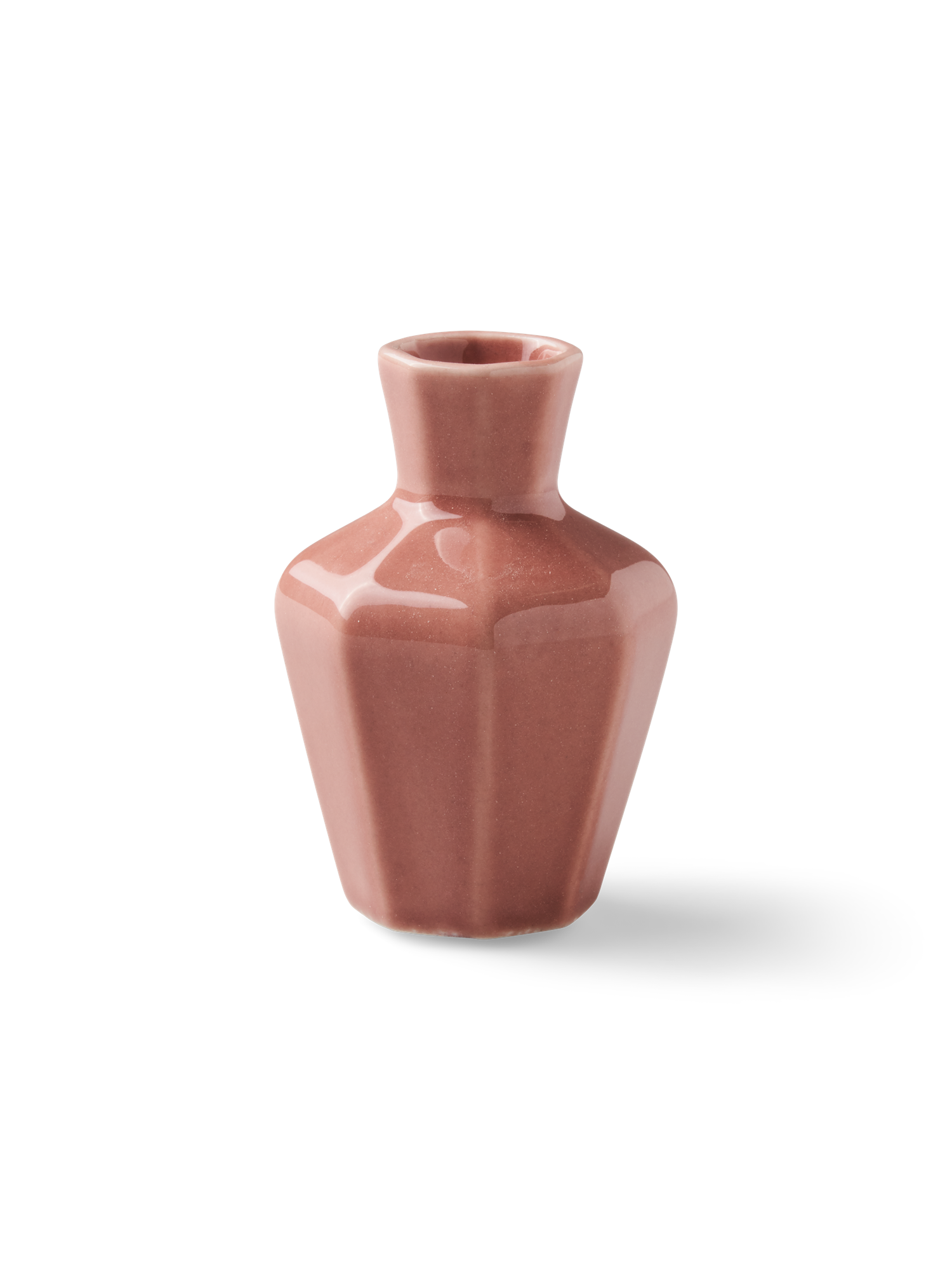 Vase | Porcelæn. 5,5 x 8,5 cm. | Dusty Rose