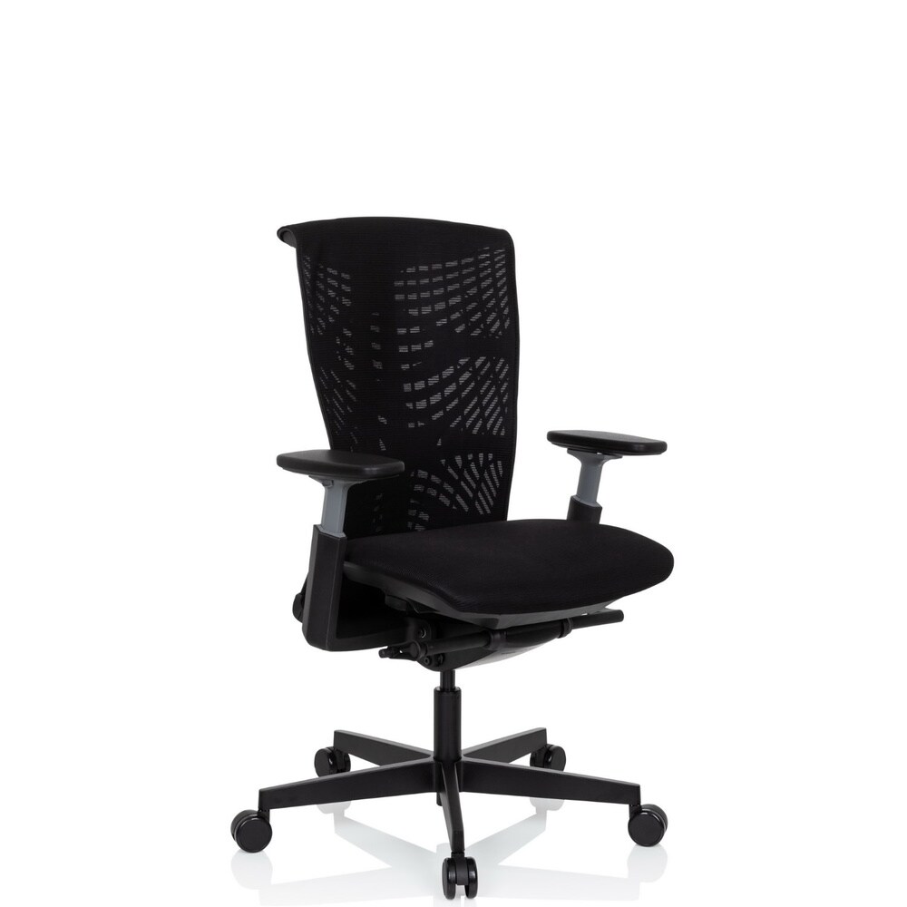 Profi Bürostuhl SKOPE Netzstoff mit Armlehnen (höhenverstellbar) hjh OFFICE