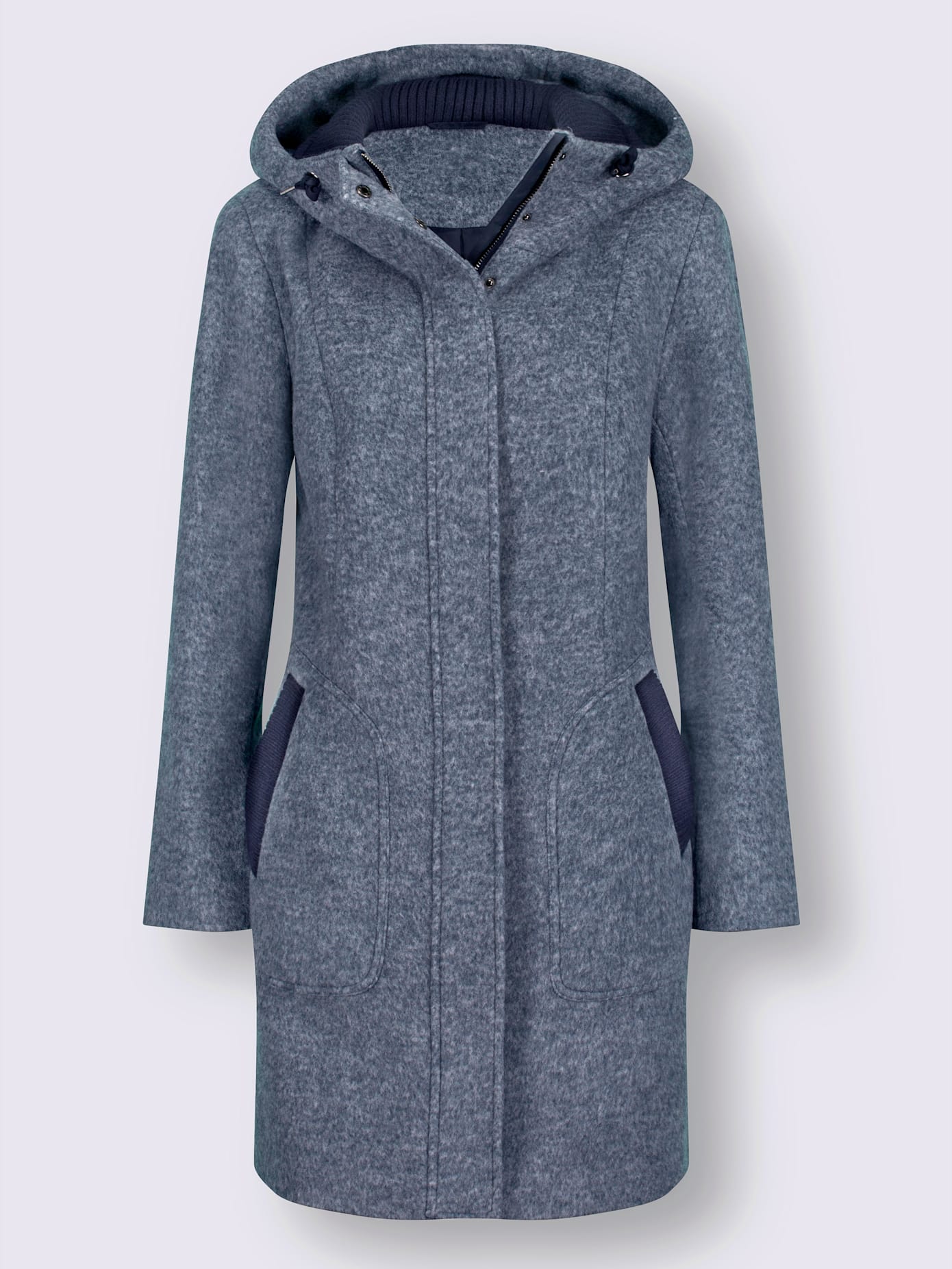 Manteau court ultra-doux et chaud